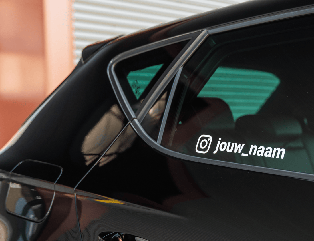 Stickers voor influencers: zo zet je jouw auto in als visitekaartje