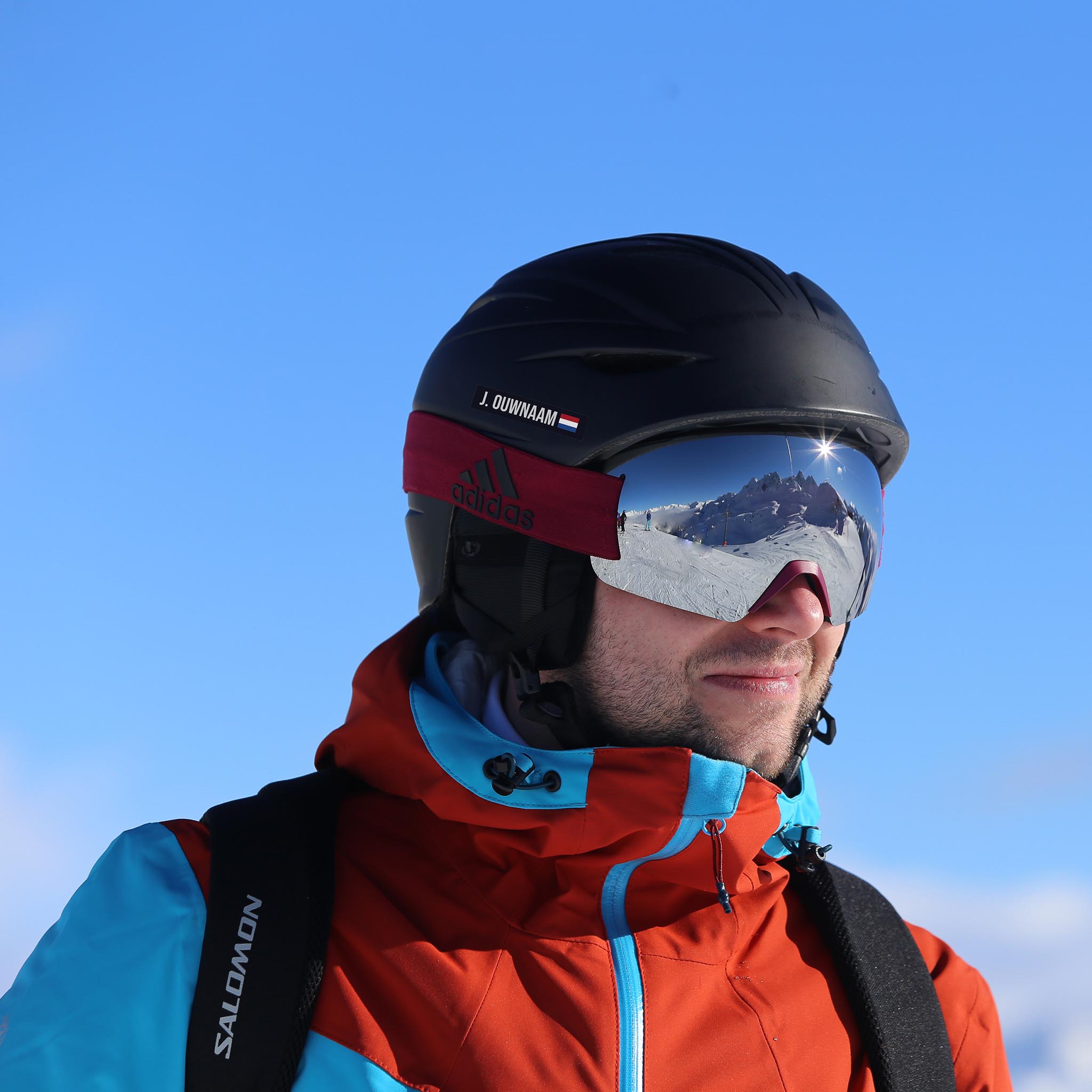 Autocollants de ski.