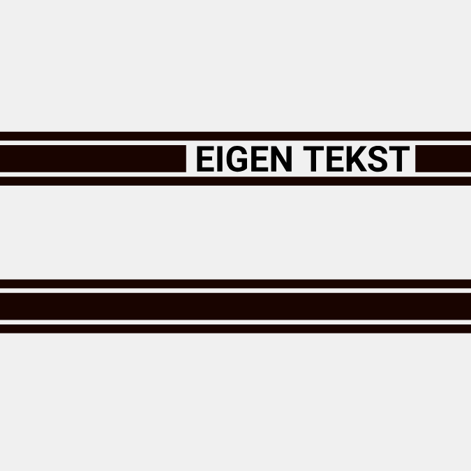 Racing Stripes | Toronto | Mat eegenem Text! | Set vu 2 Strooken