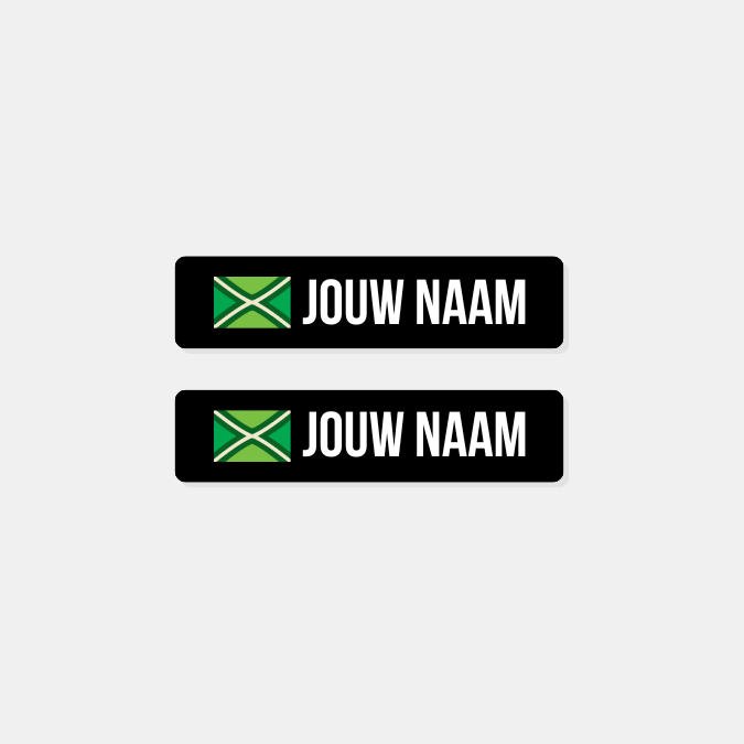 Autocollant pour vélo (ensemble de 2) | Choix parmi différentes drapeaux !