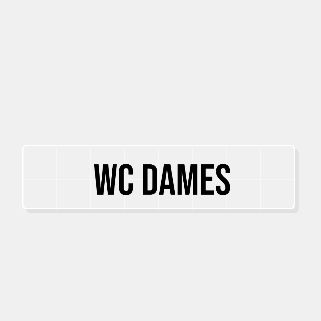 WC sticker dames, gesneden vinyl pictogram voor de toiletdeur